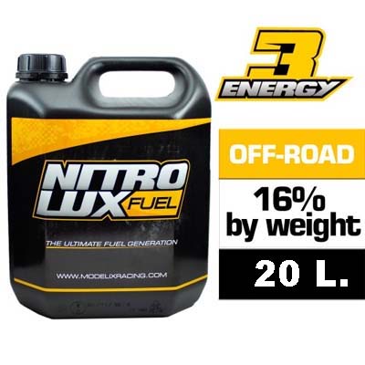 Caja Combustible Nitrolux Energy3 PRO 16% EU Off-Road 20L Sin Li